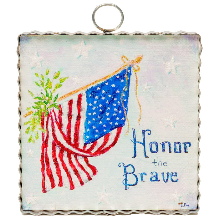 Round Top Print Mini Home of the Brave