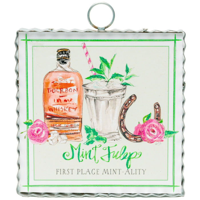 Round Top Print Mini Mint Juleps