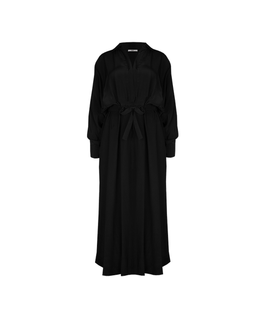 ROWE SHIRT DRESS BLACK