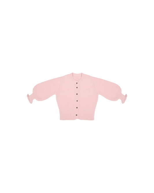 RUBÉBÉ MATILDA COTTON CARDIGAN SOFT PINK