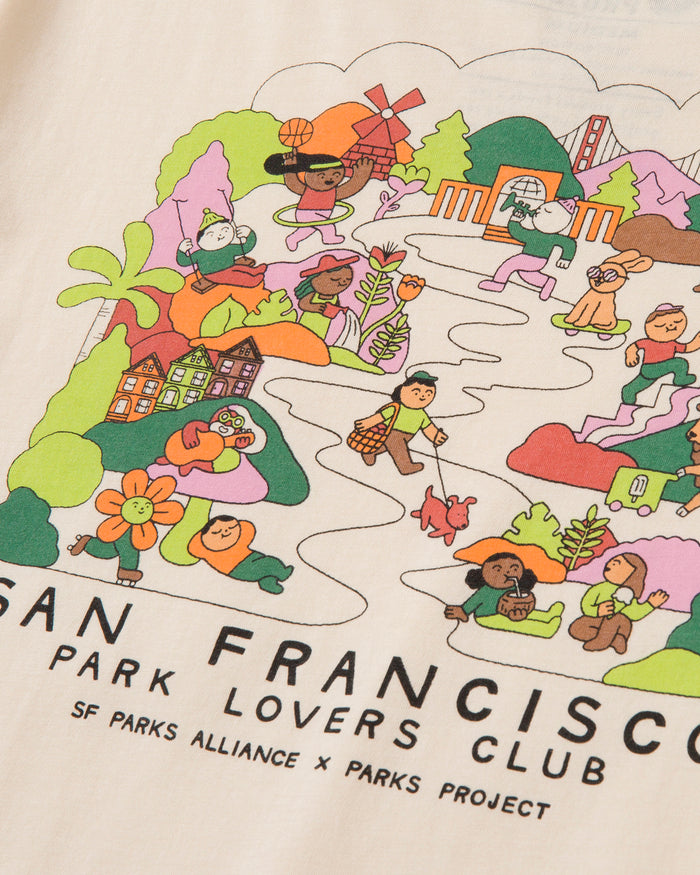 Shop San Francisco Parks Alliance Park Lovers Pocket Tee Inspired by SF Parks | natural