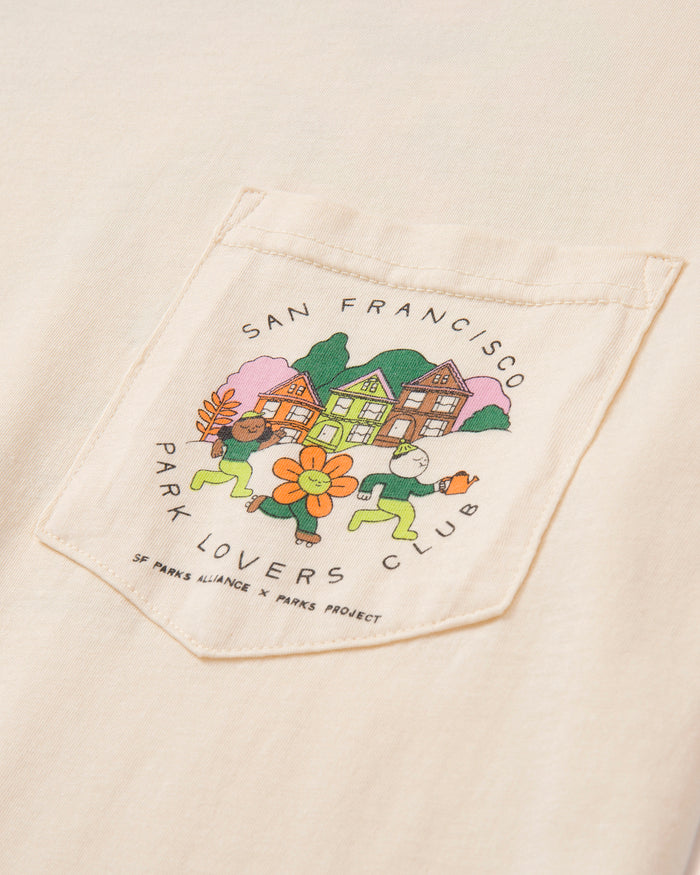 Shop San Francisco Parks Alliance Park Lovers Pocket Tee Inspired by SF Parks | natural