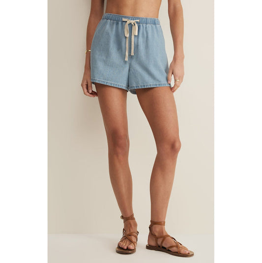 Seaway Denim Shorts – Coastal Water Soft Wash  (Pairs with Everyday Top)
