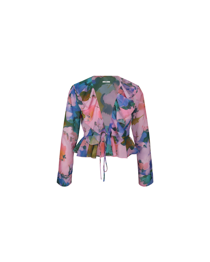 SENSE TIE BLOUSE DREAM FLORAL