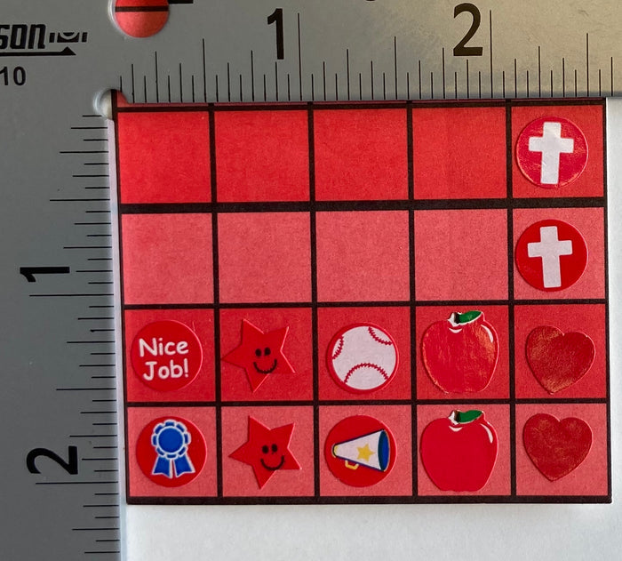 Bright horizontal chart set for student task tracking