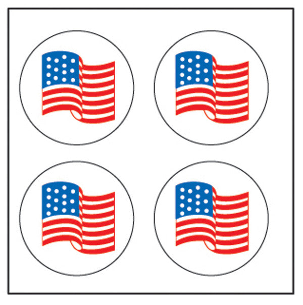 Incentive Stickers - Flag - Creative Shapes Etc.
