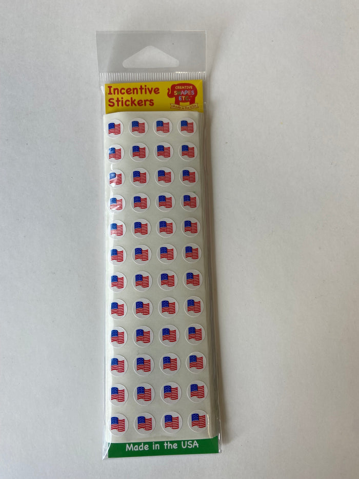 Incentive Stickers - Flag - Creative Shapes Etc.