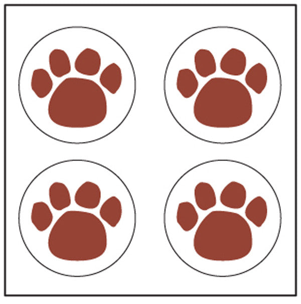 Incentive Stickers - Paw Print - Creative Shapes Etc.