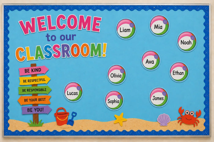SHAPES ETC. Large Notepad - Beach Ball