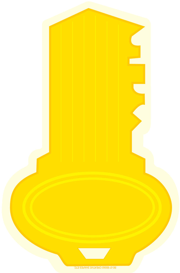 Large Notepad - Key - Creative Shapes Etc.