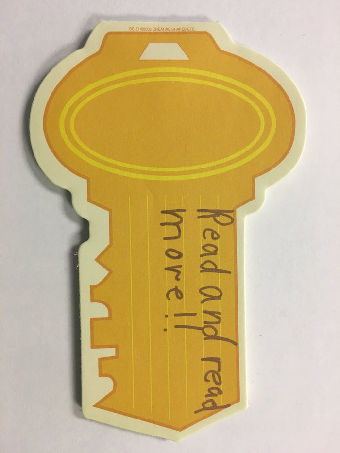 Large Notepad - Key - Creative Shapes Etc.