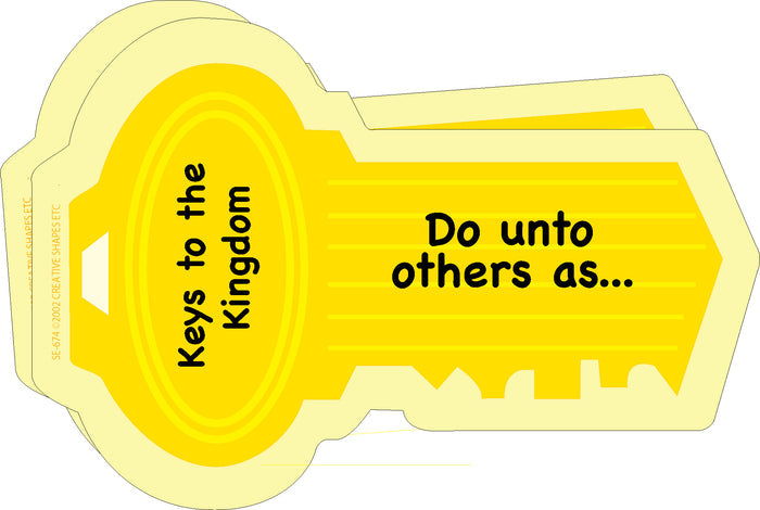 Large Notepad - Key - Creative Shapes Etc.