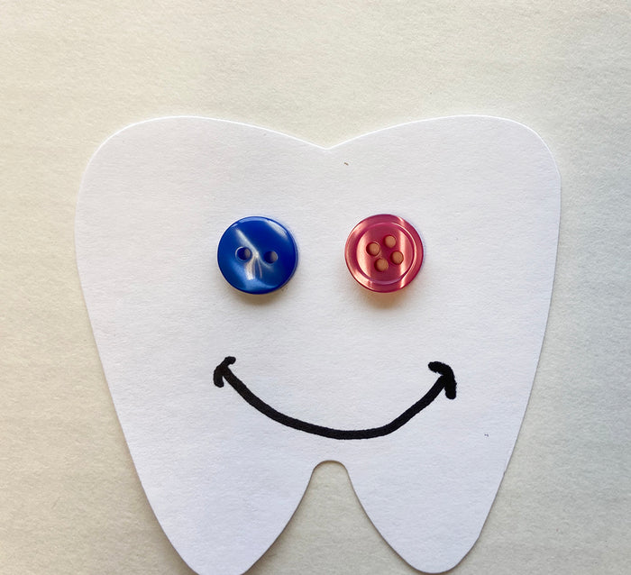 Small Single Color Creative Cut-Out - Tooth - Creative Shapes Etc.