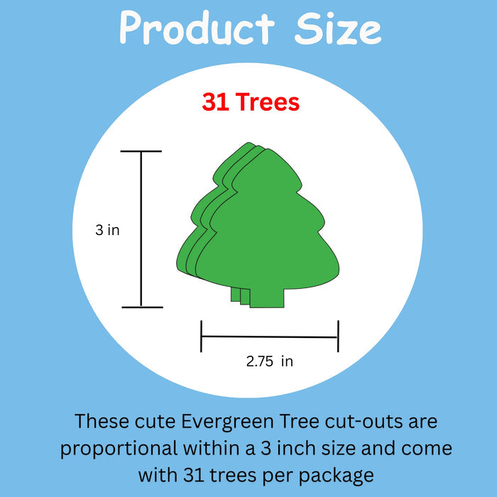 SHAPES ETC. Small Single Color Cut-Out - Evergreen