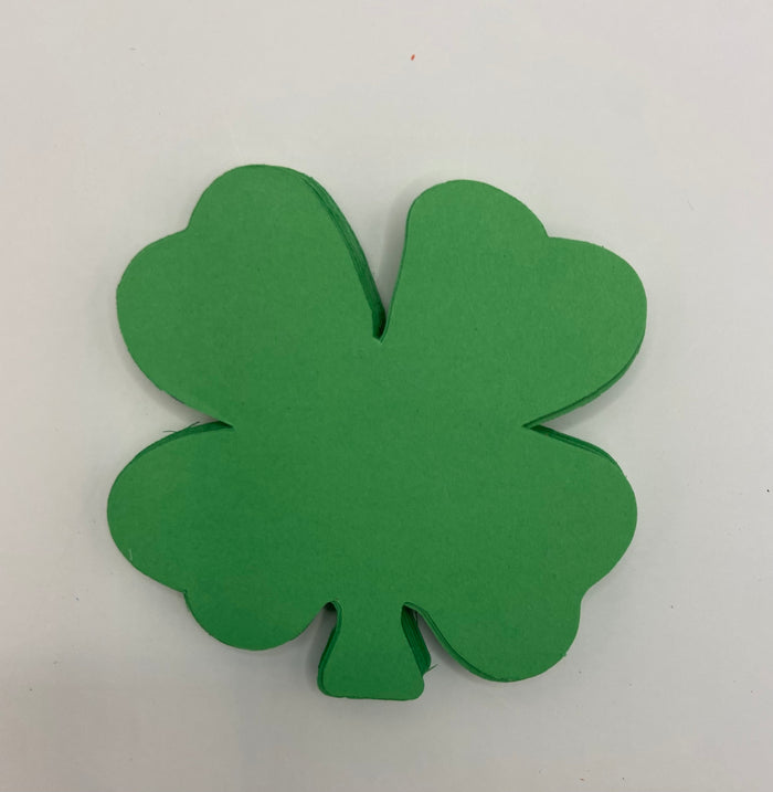 Small Single Color Cut-Out - Four Leaf Clover - Creative Shapes Etc.