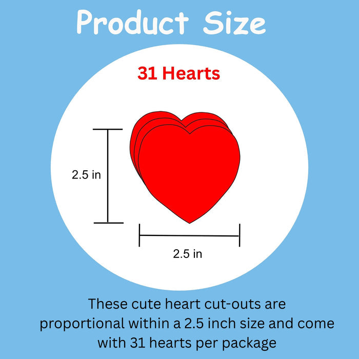 SHAPES ETC. Small Single Color Cut-Out - Heart