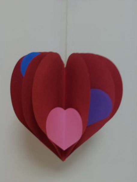 Single Color Heart Paper Cut-Out - 3 Inches- Creative Shapes Etc.