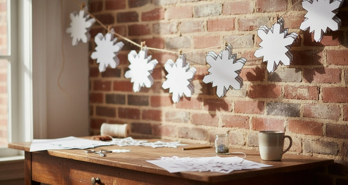 SHAPES ETC. Small Single Color Cut-Out - Snowflake