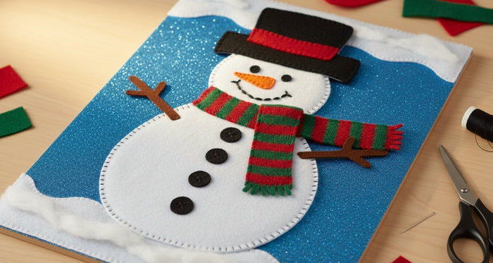 SHAPES ETC. Small Single Color Cut-Out - Snowman