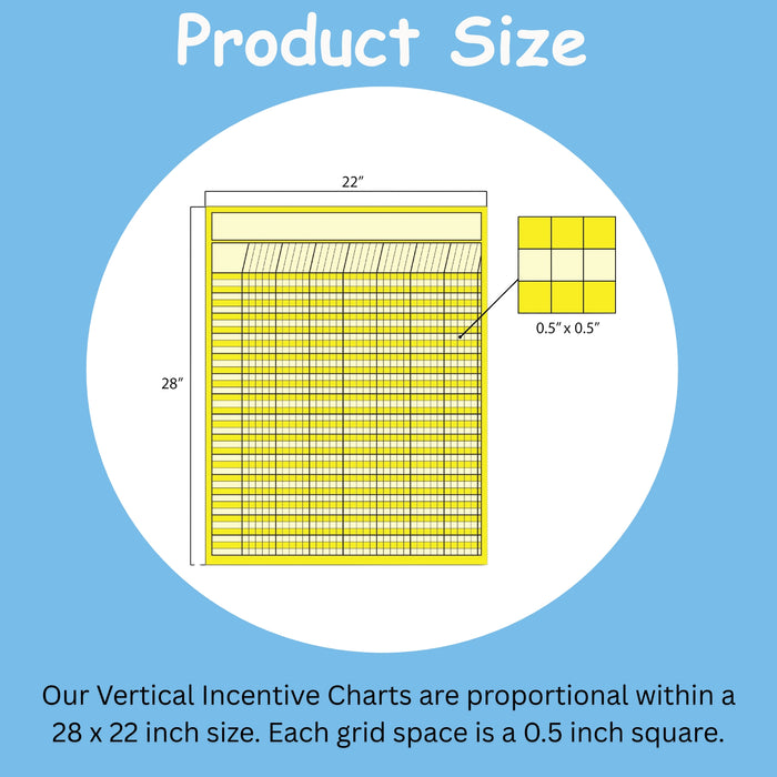 SHAPES ETC. Vertical Chart -  Set of 12