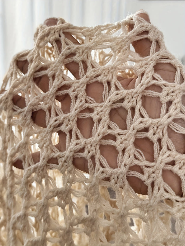 Sharon™ | Open Knit Drape Cardigan