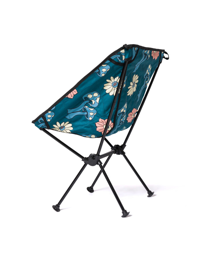 Shop Shrooms Quilted Packable Camp Chair | dusty-teal