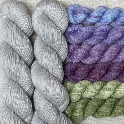 Silver Lining, Wisteria - The Knights Who Say Knit