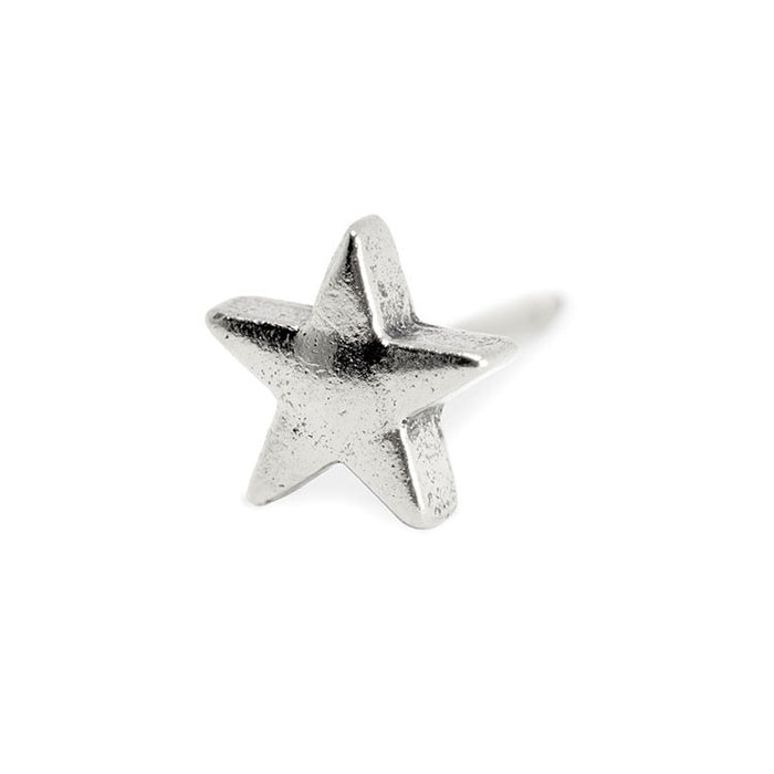 Silver Star Map Push Pins
