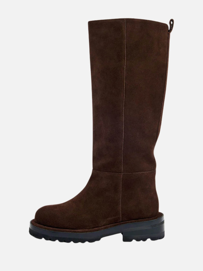 Silvie - Choc Suede