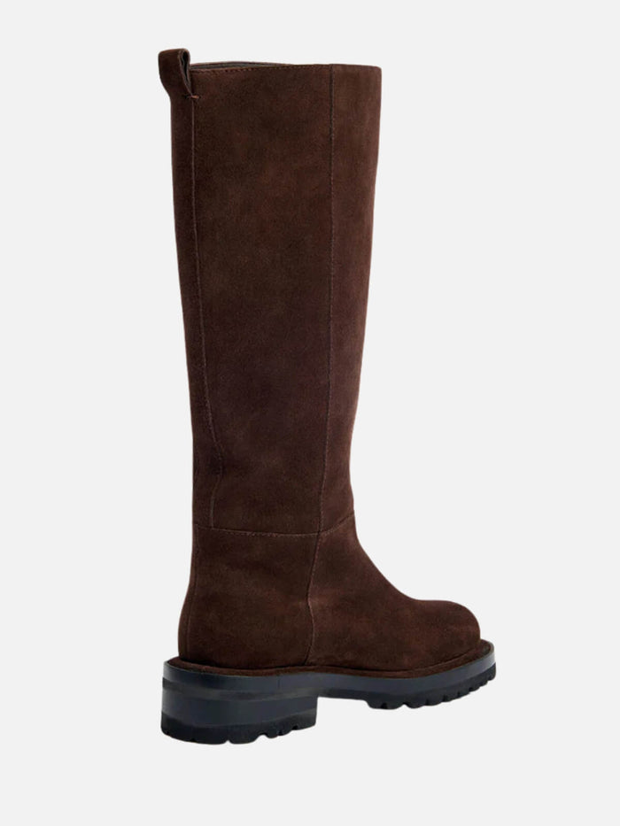 Silvie - Choc Suede