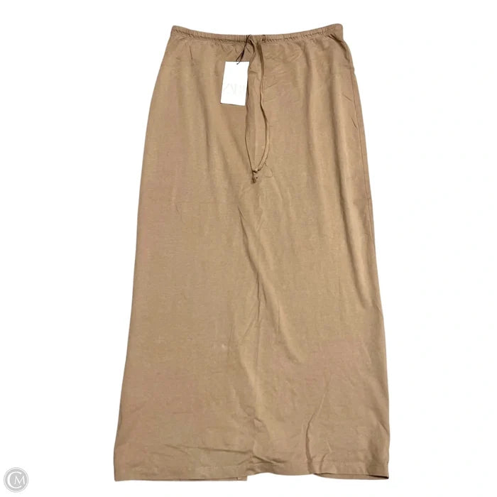 Skirt Maxi By Zara In Brown, Size: 12
