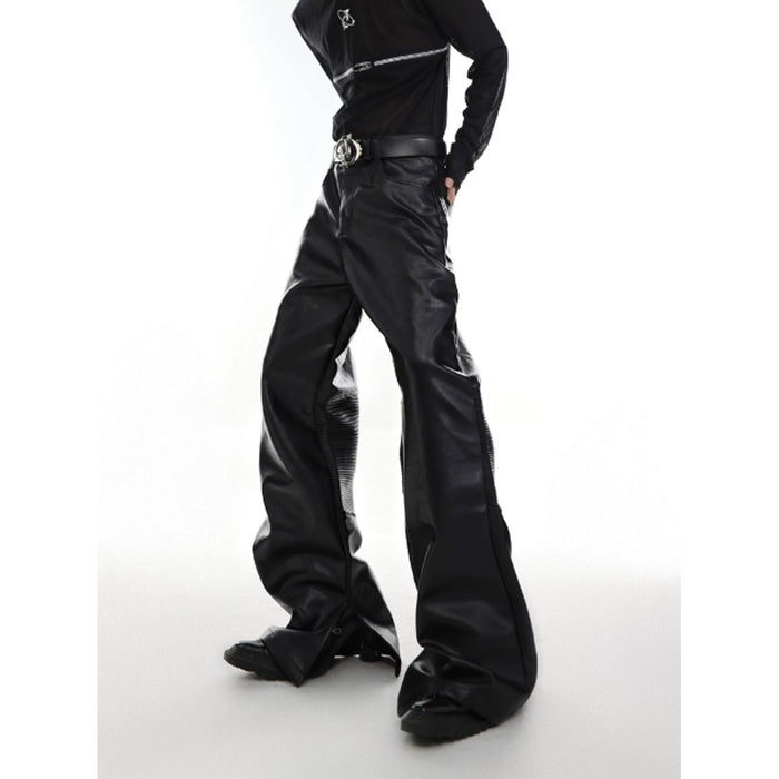 Slit Leather Pant by CRUX
