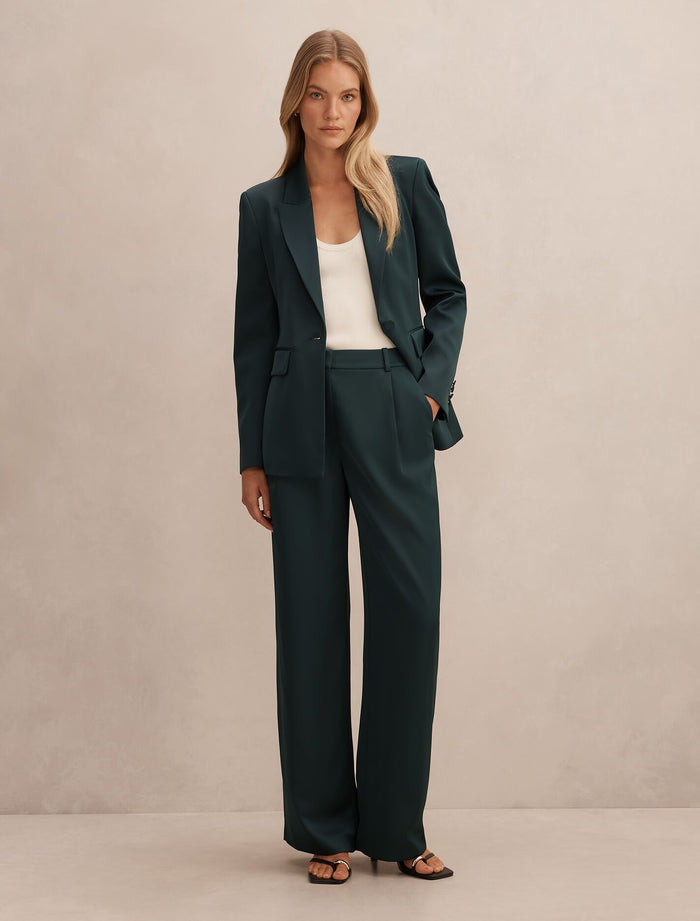 Solana Satin Wide Leg Pants Forever New