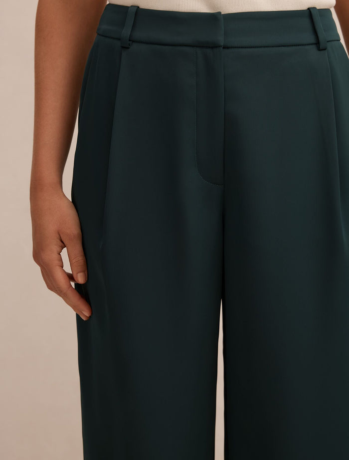 Solana Satin Wide Leg Pants Forever New