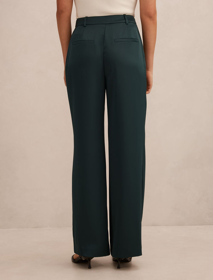Solana Satin Wide Leg Pants Forever New