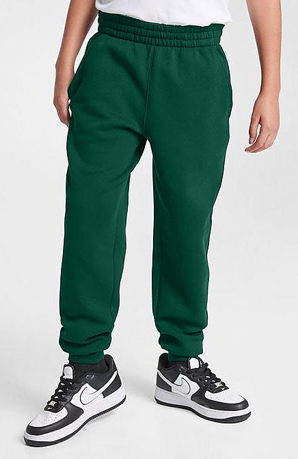 Solid Boys Sweat pants (Fleece) Green - Hinz Clothing