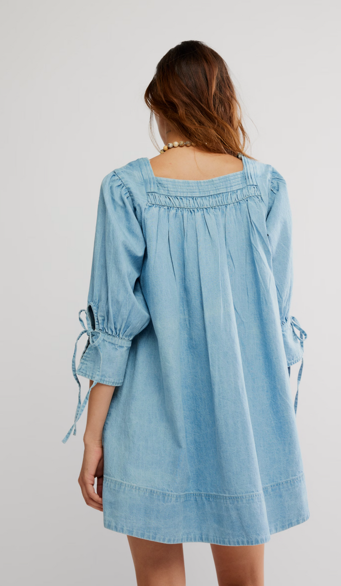 Sonora Denim Dress - Cornflower Blue