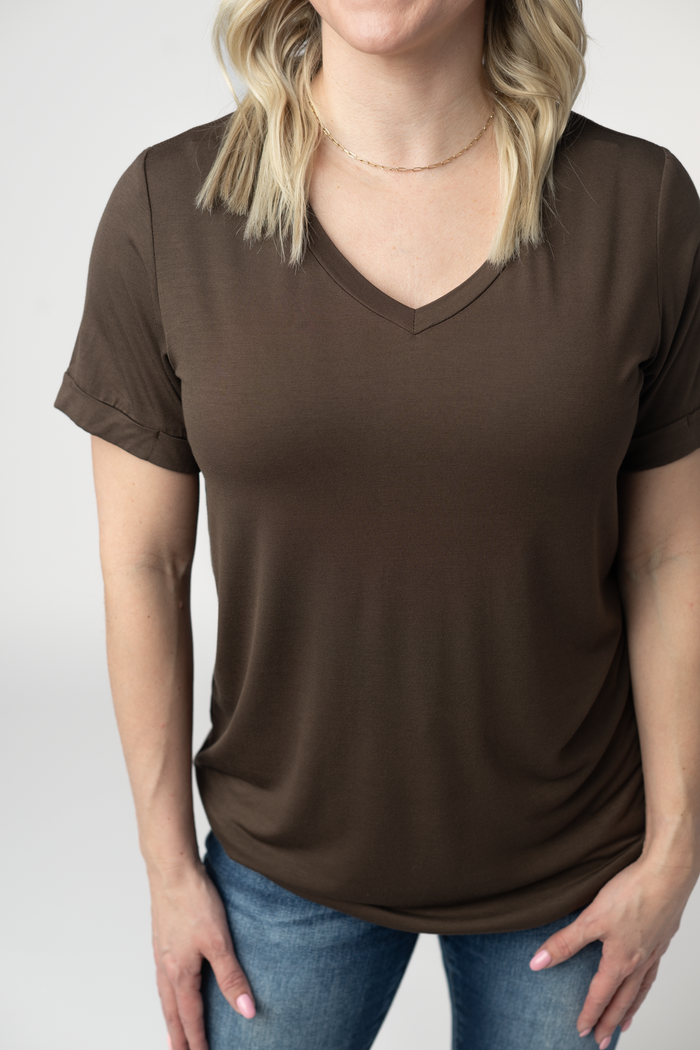 Sophie Top - Brown by Michelle Mae