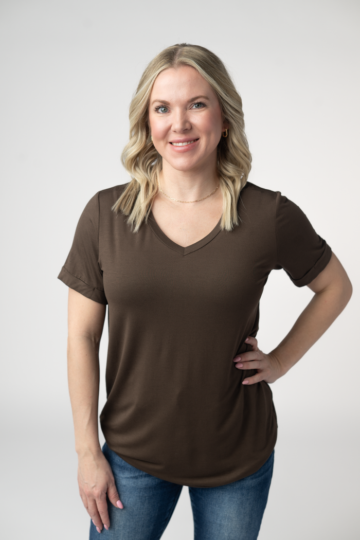Sophie Top - Brown by Michelle Mae