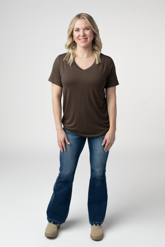 Sophie Top - Brown by Michelle Mae