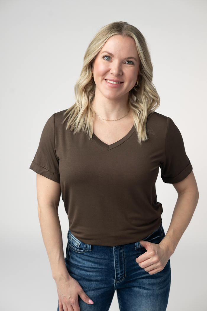 Sophie Top - Brown by Michelle Mae
