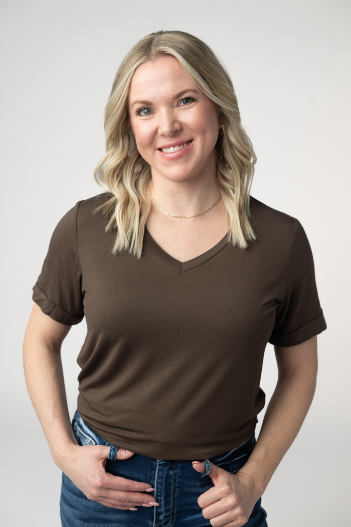 Sophie Top - Brown by Michelle Mae
