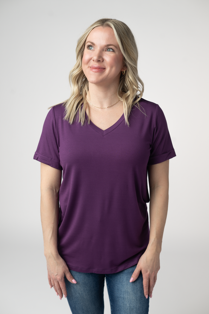 Sophie Top - Purple by Michelle Mae