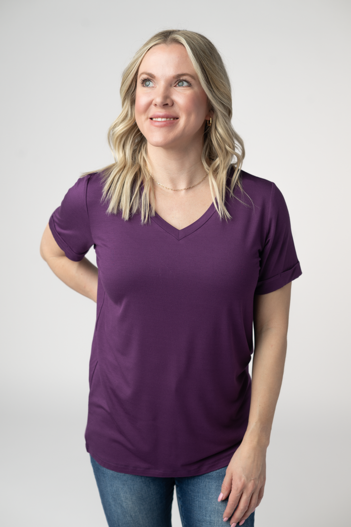 Sophie Top - Purple by Michelle Mae