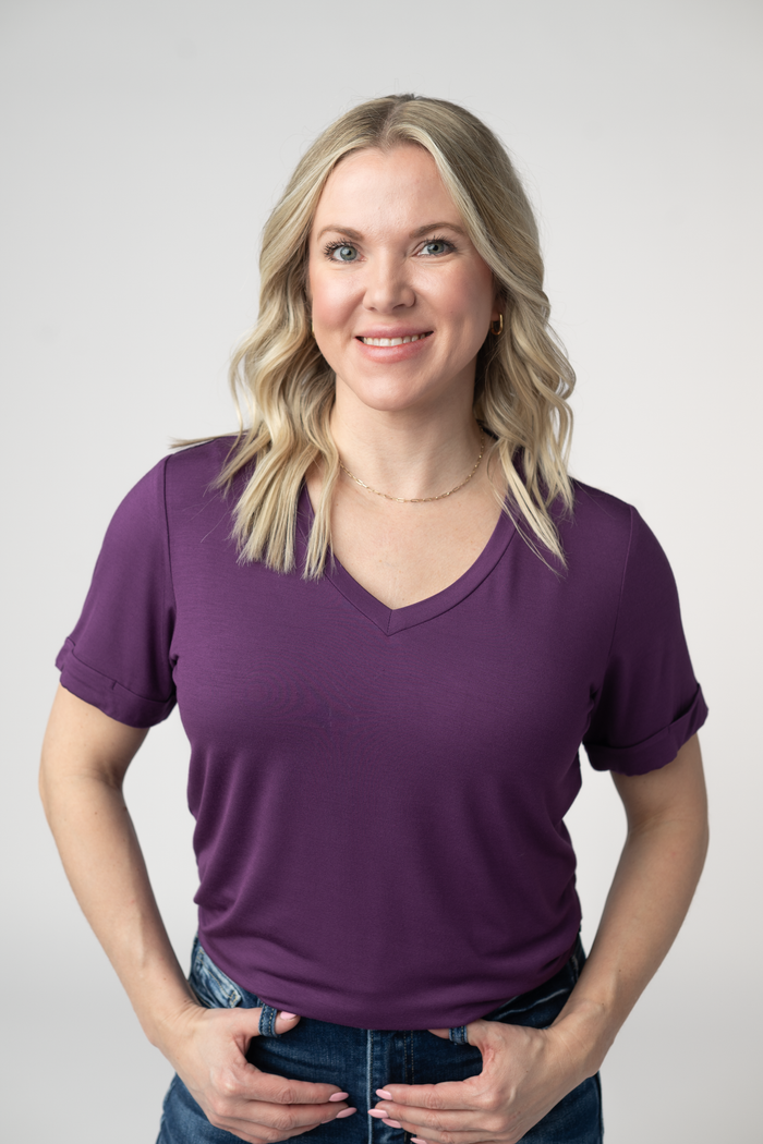 Sophie Top - Purple by Michelle Mae