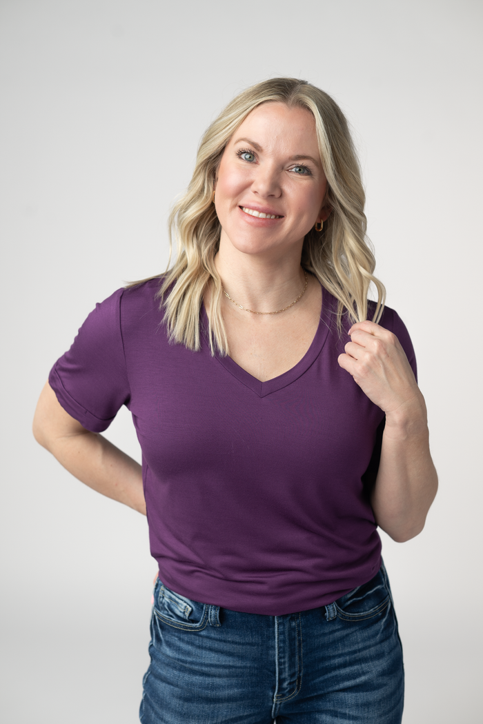 Sophie Top - Purple by Michelle Mae