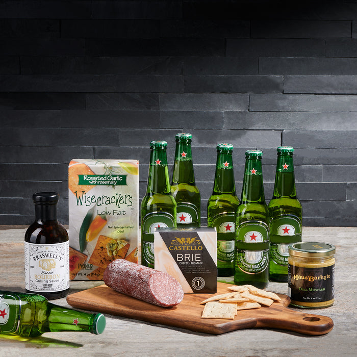 St. Patrick's Day Beer & Snacks BroCrate, gourmet gift, st patricks day gift, beer gift