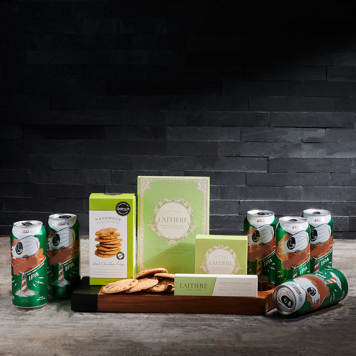 St. Patty's Beer & Chocolate BroCrate, beer gift baskets, beer gift crates, gourmet gift baskets, St. Patrick's Day gift baskets