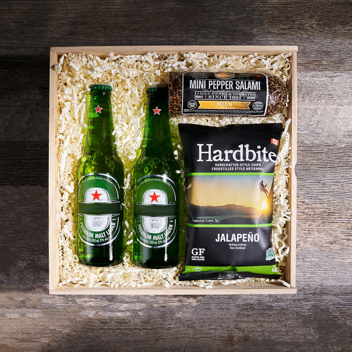 St. Patty's Beer & Snacks BroCrate, st patricks day gifts, gourmet gift, beer gift