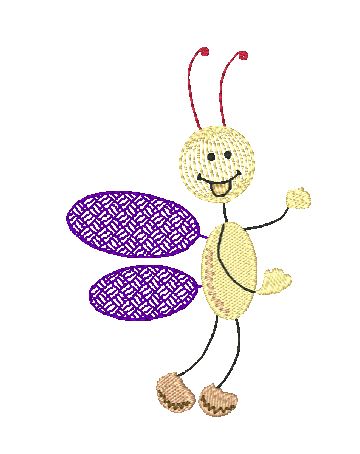 Sticky Bugs [4x4] 11196 Machine Embroidery Designs